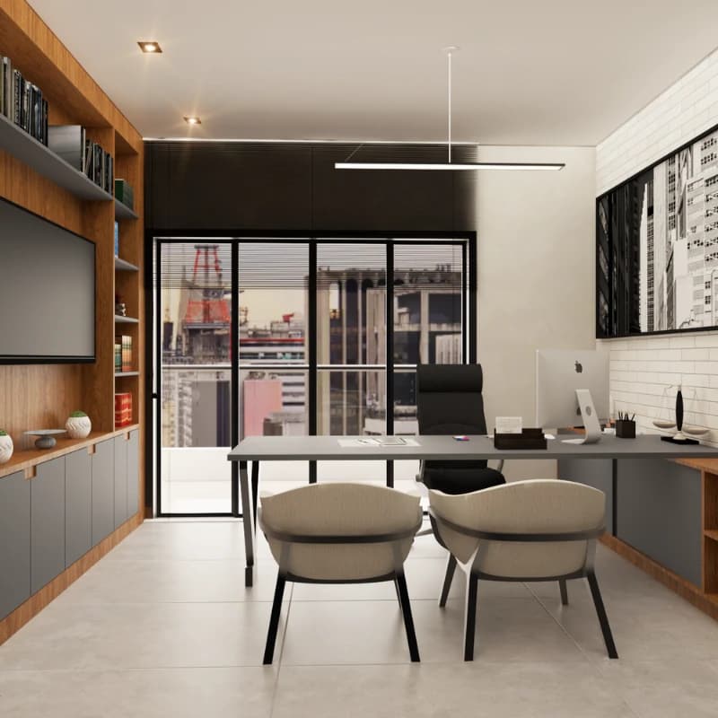 Projeto de escritório da Arquitetos Paulínia - Ubumtu